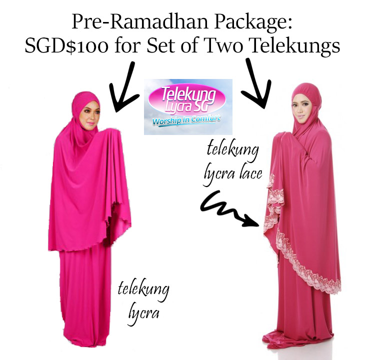 Telekung Lycra Lace